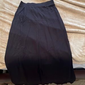Black maxi skirt
